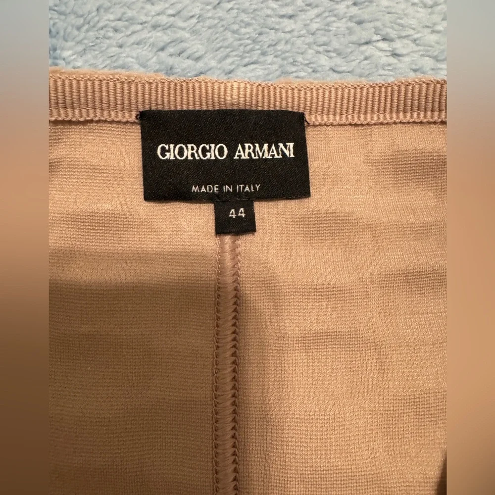 Giorgio Armani Black Label Womens 44 Pink Mock Neck Jacket Full Zip - Picture 3 of 14